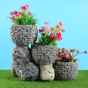 Vaso de flores de resina artificial, tomada de fábrica, decoração de jardim, design popular, vaso de flores, pote de plantas ao ar livre - Product Image 5