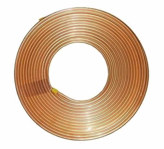 Pancake Coil Copper Tube / Copper Pipe Tube 99 9 Cu Copper for Air Conditioner