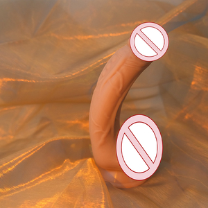Phụ nữ quan hệ tình dục đồ chơi lớp Silicone lỏng da thật cảm giác thực tế dildo cho người lớn sản phẩm - Product Image 5