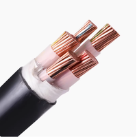 Câble d'alimentation isolé en XLPE cuivre, gaine en PVC, 0,6/1 KV, basse tension, YJV, pour la construction et l'industrie