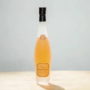 Garrafa de vinho pode ser personalizada 500ml, garrafa de vinho vazia flor de pêssego