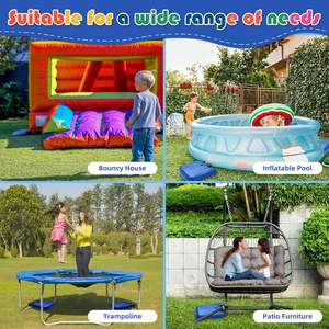 ถุงทรายไวนิลที่มีด้ามจับถุงทรายบ้านเด้งเหมาะสำหรับแทรมโพลีนแบบคงที่สไลเดอร์สูบลม - Product Image 5