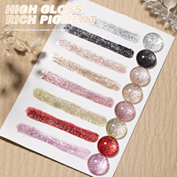 Miss Gooey Semi Permanent Hema Free 8 Couleurs Ensemble de vernis gel magnétique Longue durée Vernis à ongles œil de chat Marque privée Logo personnalisé