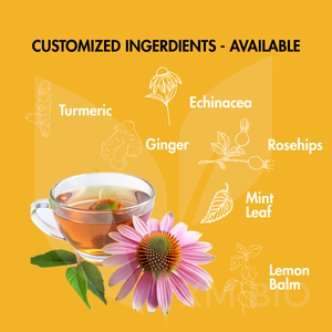 <span class=keywords><strong>Tisana</strong></span> <span class=keywords><strong>di</strong></span> difesa personalizzata con sambuco per miscela <span class=keywords><strong>di</strong></span> tè Echinacea a resistenza naturale - Product Image 4