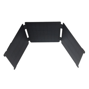 Masuyoshi Mitsu <b>Foldable</b> <b>Solar</b> <b>Panel</b> 30W 12V/5V Outdoor Portable Charger Black 585x260mm - Product Image 1