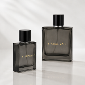 Botellas de <span class=keywords><strong>Perfume</strong></span> de Vidrio Negro de 50 ml y 100 ml, Botellas de Spray de <span class=keywords><strong>Perfume</strong></span> Cuadradas Vacías con Logotipo Personalizado para <span class=keywords><strong>Hombre</strong></span> - Product Image 5