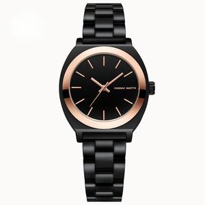 Reloj de Pulsera de Acero Inoxidable Color Oro Rosa, Minimalista y Elegante para Mujer, 35 mm, para Uso Diario y de Negocios, Venta al por Mayor - Product Image 3