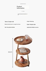 Home Hotel leggero di lusso a tre piani <span class=keywords><strong>tavolino</strong></span> da <span class=keywords><strong>salotto</strong></span> di piccole dimensioni <span class=keywords><strong>divano</strong></span> accanto al <span class=keywords><strong>tavolino</strong></span> da caffè ad angolo nordico - Product Image 6
