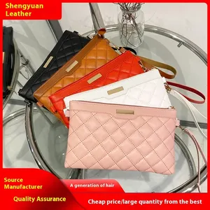 Bolso de Mano <span class=keywords><strong>Acolchado</strong></span> y Bordado para Mujer 2026, Bolso Cruzado Moderno y Portátil con Cierre de Cremallera para Otoño, Venta al Por Mayor de Fábrica - Product Image 1