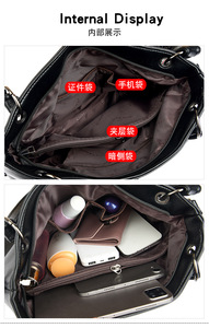 Bolsos cruzados de diseño de moda, bolsos de hombro de cuero PU de alta calidad, bolsos de mano casuales de lujo para mujer - Product Image 6