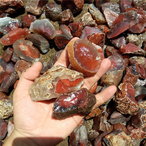 ธรรมชาติดิบควอตซ์ Carnelian สีแดงหยาบ <span class=keywords><strong>Agate</strong></span> อัญมณีพลอยคริสตัลสำหรับตกแต่ง - Product Image 5