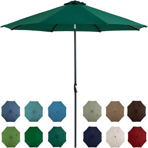 Sombrilla de 10 pies <span class=keywords><strong>para</strong></span> <span class=keywords><strong>Patio</strong></span>, mesa de exterior, Mercado <span class=keywords><strong>para</strong></span> jardín, playa, con botón de inclinación automático - Product Image 1