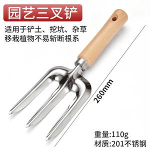 Stainless Steel <b>Garden</b> <b>Trowel</b> Spoon Shaped Wood Handle For Landscaping Home Gardening Agriculture Planting - Product Image 4