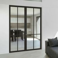 Ventana Horizontal de Acero Hueco Estilo Vintage Estándar Estadounidense con Aislamiento Térmico y Acústico para Uso Exterior