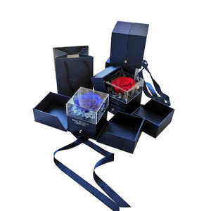 Romantic Real Rose -Eternal Flowers Rose Box for Girlfriend <strong>Grandma</strong> Valentines <strong>Mothers</strong> <strong>Day</strong> Christmas Anniversary Gift - Product Image 1