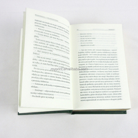 Prix de gros Reliure cousue biblique en cuir à couverture rigide imprimée en offset pour les groupes Sainte impression de livres personnalisés