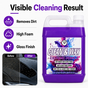 X9 High-Foam Pre-Wash Car Wash Liquid 5L <strong>Purple</strong> Concentrated Mud Sand Softening Loosening Detergent <strong>Cleaner</strong> - Product Image 1