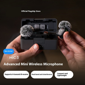 Micro không dây chuyên nghiệp Original DJ I Mic 3 (2 TX + <span class=keywords><strong>1</strong></span> RX + Hộp sạc) - Ghi âm nội bộ 32-bit Float kép - Product Image 3