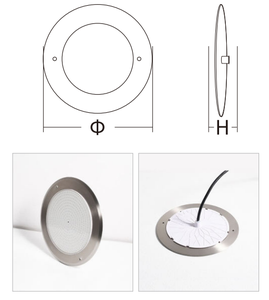 Roestvrij Staal Ip68 Ac12 V Dunne Rgb Onderwater Waterdichte Led Spa Vijver Verlichting Zwembadverlichting Voor Zwemmen - Product Image 3