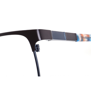 BONA Unisex Montura <span class=keywords><strong>de</strong></span> anteojos <span class=keywords><strong>de</strong></span> aleación azul <span class=keywords><strong>Gafas</strong></span> ópticas <span class=keywords><strong>de</strong></span> alta calidad con nuevo diseño para lentes <span class=keywords><strong>de</strong></span> miopía Características Filtro <span class=keywords><strong>de</strong></span> luz azul - Product Image 6