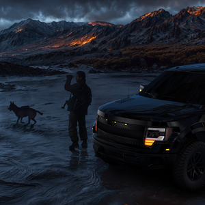 Gruppo faro a LED per 09-14 <span class=keywords><strong>Ford</strong></span> F150 Pickup trasparente alloggiamento nero con riflettore ambra luce anteriore di ricambio - Product Image 2