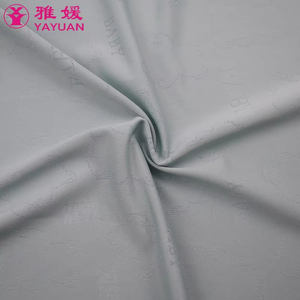 Tissu en maille respirant à motifs de lettres et d'animaux, 160 g/m², 92 % polyester, 8 % élasthanne, tissu jacquard tricoté pour pyjamas et sous-vêtements - Product Image 2