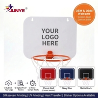 JUNYE Panier de basket miniature pliable mural personnalisé avec logo de marque, en PP, 20x16CM, portable, pour la maison, le bureau, cadeau pour enfants