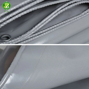 Rouleau de tissu de bâche en PVC imperméable personnalisé 300GSM pour bâches de camion Housses d'équipement pour articles en <span class=keywords><strong>bois</strong></span> d'extérieur - Product Image 4