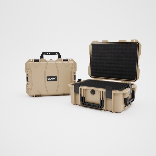 GLARY Shockproof Ammo case Box All Weather Plastic Ammo Box case Organizer Professional Ammo Carrying case Box With Handle