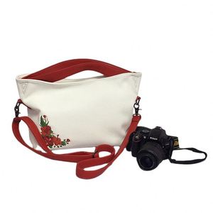 Sac à bandoulière pour appareil photo reflex numérique, sac à bandoulière en nylon PU personnalisé pour appareil photo et vidéo, fabriqué en usine BSCI - Product Image 1