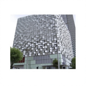 Panneaux de mur-rideau en aluminium anodisé anti-corrosion pour applications extérieures de bâtiments - Product Image 6