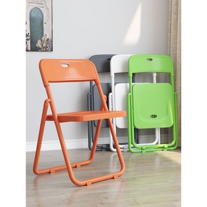 Silla Plegable de Plástico Moderna Rectangular para Hogar, Oficina, Reuniones, Capacitación y Uso en Exteriores - Product Image 2