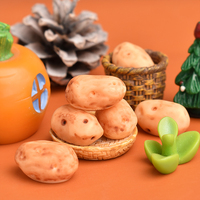 Mini Cabochon in resina di patate al forno a fondo piatto per fai da te Scrapbooking gioielli che fanno forcina per telefono accessori per decorazione