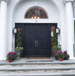 ドアフロントドア,スマートオリジナル正面玄関外装二重木製 - Product Image 6