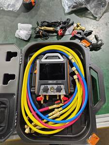 Elitech hvac. रेफ्रिजरेटर डिजिटल कई दबाव परीक्षक मैनुअल बिजली आपूर्ति एयर कंडीशनिंग सामान सेट - Product Image 5