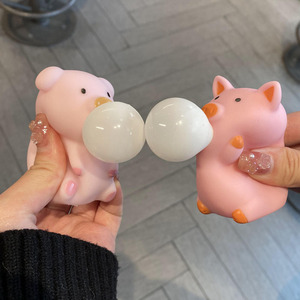 Jouets anti-stress mignons en forme de cochon, jouets à presser sensoriels pour enfants et adultes - Product Image 3