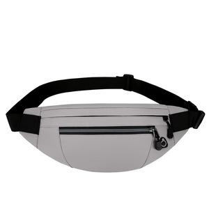 Wholesale Unisex Waterproof Nylon Zipper Waist Bag Sports Chest Bag Daily Running Adjustable Belt Custom Fanny Pack <b>Pillow</b> Shape - Product Image 2
