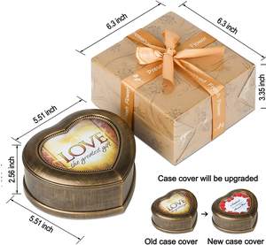 Boîte à fleurs en daim pour remise de diplômes pour ses <span class=keywords><strong>femmes</strong></span> le jour de la Saint-Valentin - Product Image 4