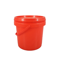 Seau de peinture vierge en plastique PP multi-usages bon marché cylindre de bucket-5Lit de peinture vide