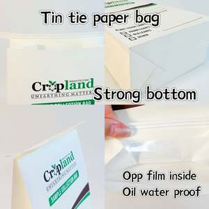 Bolsas de Papel Kraft Personalizadas para Muestras de Suelo, Pruebas de Suelo, Muestreo de Semillas de Frutas, Bolsas de Embalaje con Cierre Metálico para Laboratorio con Logotipo - Product Image 3