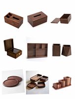 Pièces usinées CNC en noyer noir sur mesure, composants en bois massif de qualité supérieure, service d'usinage de haute précision OEM ODM