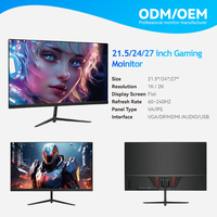 Écran large 27 32 34 pouces incurvé sans bordure Moniteur de jeu 4K avec taux de rafraîchissement de 165 Hz Panneau IPS