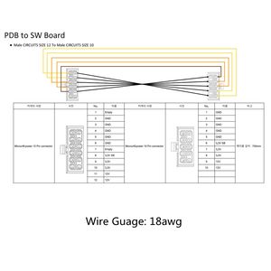 Angitu Özel Yapım 18awg/16awg Kablolar, 3.0 Pitch Kusursuz Konnektörlü - Product Image 5