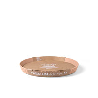 Ondoorzichtig Roze 30 Cm Diameter Vierkante Dienblad Polypropyleen Hout En Metaal Materiaal Voor Het Serveren Van Voedsel