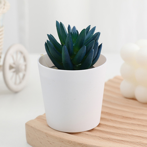 Duofu Mini olla de plástico combinación Decoración de mesa sensación planta de simulación bonsái maceta <span class=keywords><strong>artificial</strong></span> - Product Image 2