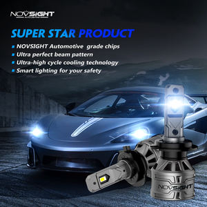 หลอดไฟหน้ารถยนต์ Novsight N61 LED ไฟสูง/ต่ำ รุ่น H7/H11/H4 12V 6500K 13000LM ใช้ได้กับรถยนต์ทั่วไป - Product Image 2