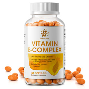 Capsules de complexe de <span class=keywords><strong>vitamine</strong></span> B <span class=keywords><strong>pour</strong></span> adultes, 120 unités - Aide à soulager <span class=keywords><strong>la</strong></span> <span class=keywords><strong>fatigue</strong></span>, améliore <span class=keywords><strong>la</strong></span> digestion, réduit <span class=keywords><strong>le</strong></span> <span class=keywords><strong>stress</strong></span>, soutient l'humeur, complément immunitaire - Product Image 1