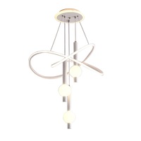 Lampe suspendue industrielle à engrenages à haute luminosité 85W, hauteur réglable, style steampunk