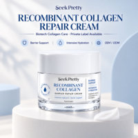 Crème de Jour et de Nuit Réparatrice et Éclaircissante au PDRN, Acide Hyaluronique et Collagène de Type III, Marque Blanche