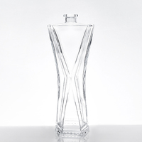 Bouteilles en verre vides personnalisées avec logo pour spiritueux, 50ml, 100ml, 500ml, 750ml, mini-bouteilles en verre pour l'emballage de spiritueux